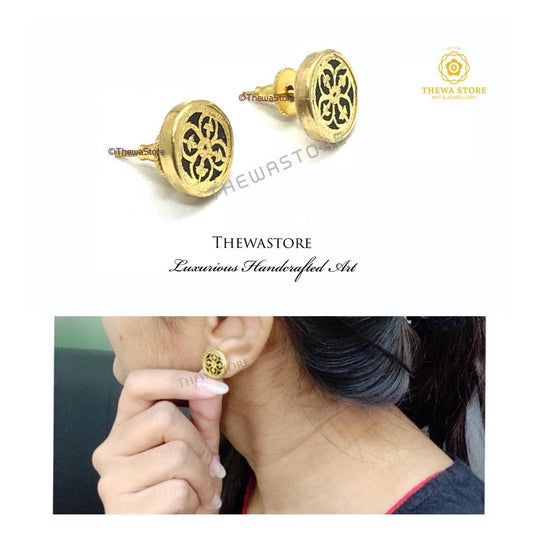 Thewa Jewellery Studs Earrings - ThewaStore