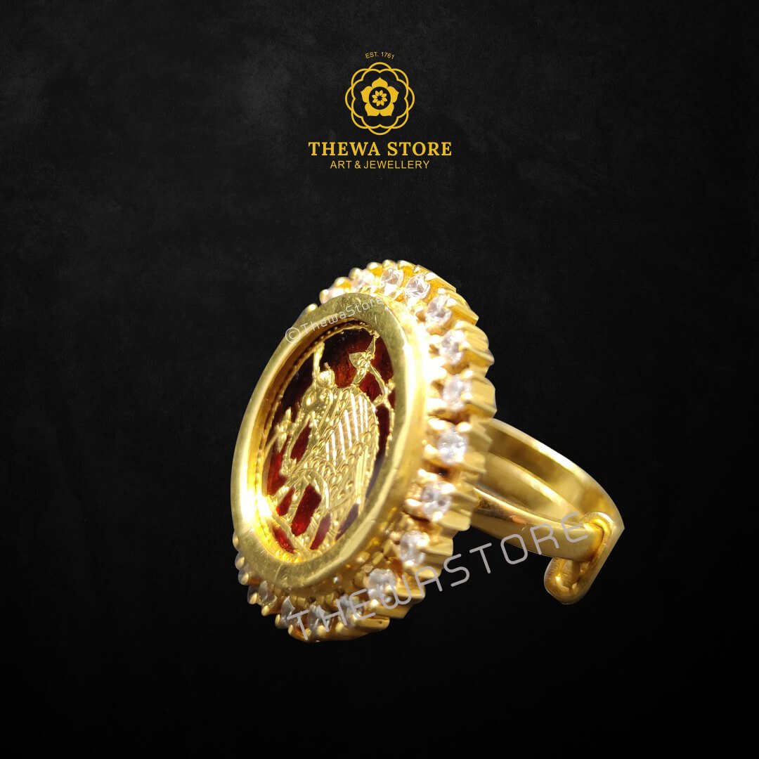 Thewa Art Elephant Diamond Ring - ThewaStore