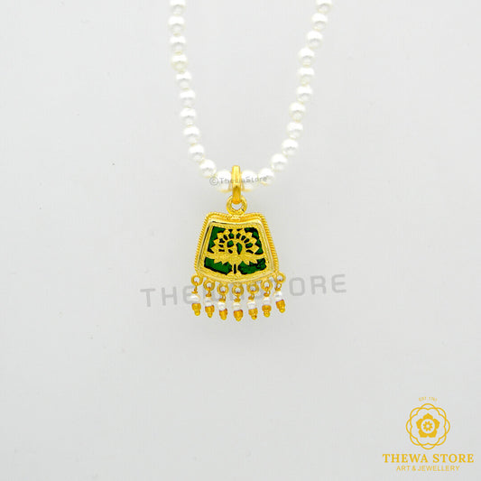 Original Thewa Art Jewellery Esma  Dancing Peocock Necklace - ThewaStore