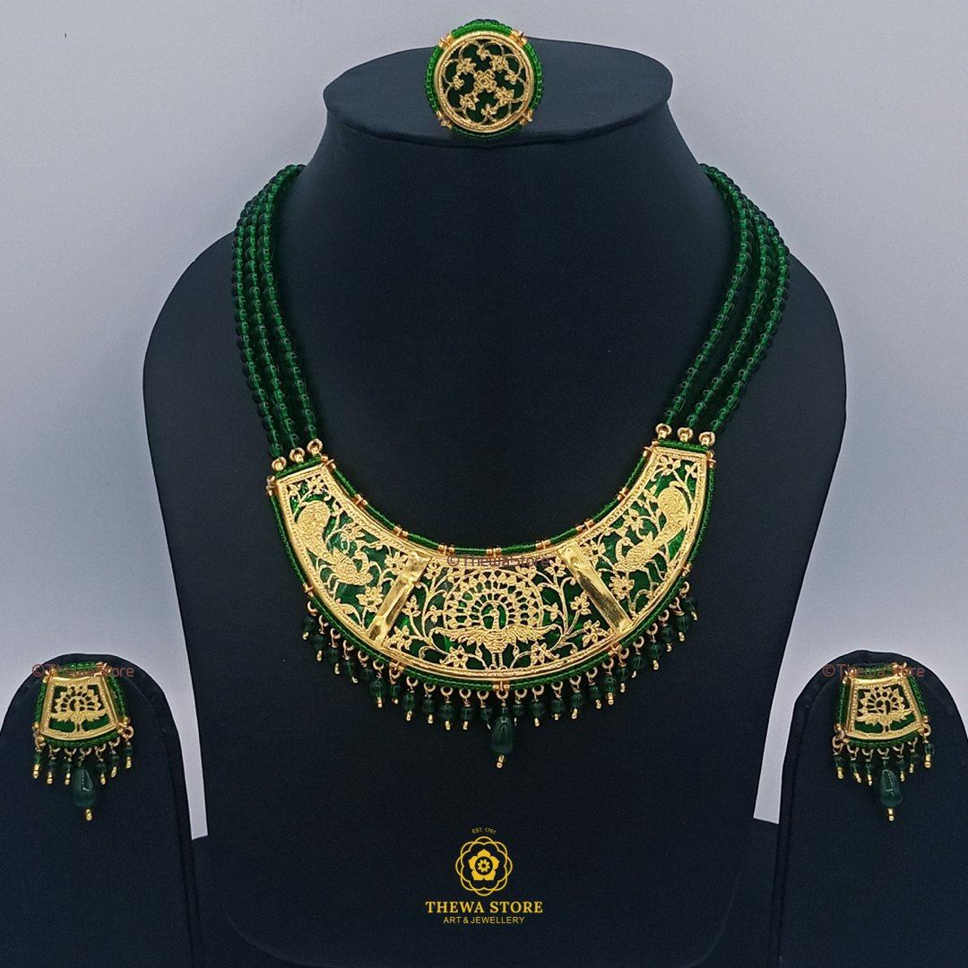 Thewa Jewellery Chand Shape Necklace - ThewaStore