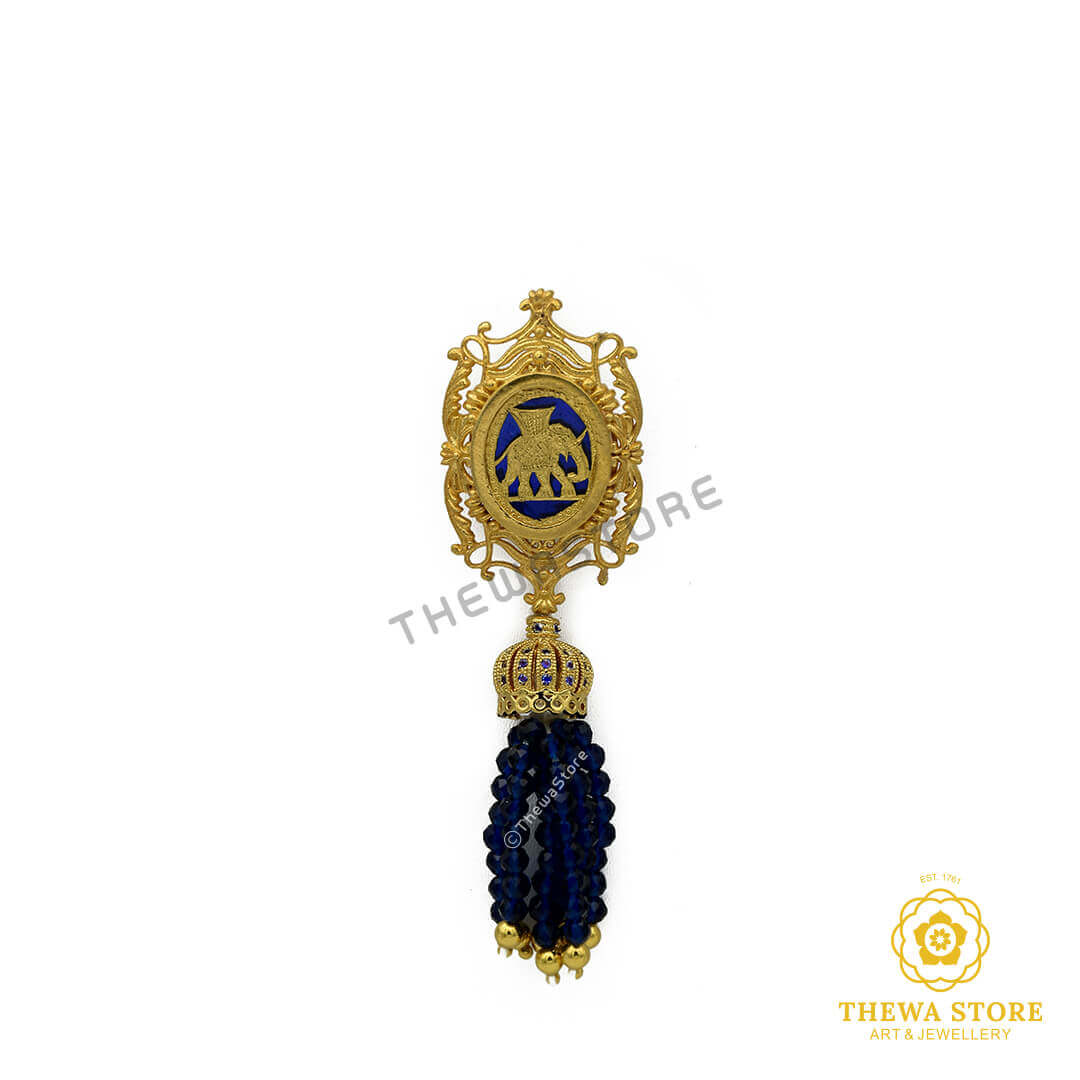 Elephant Designer Thewa Earrings