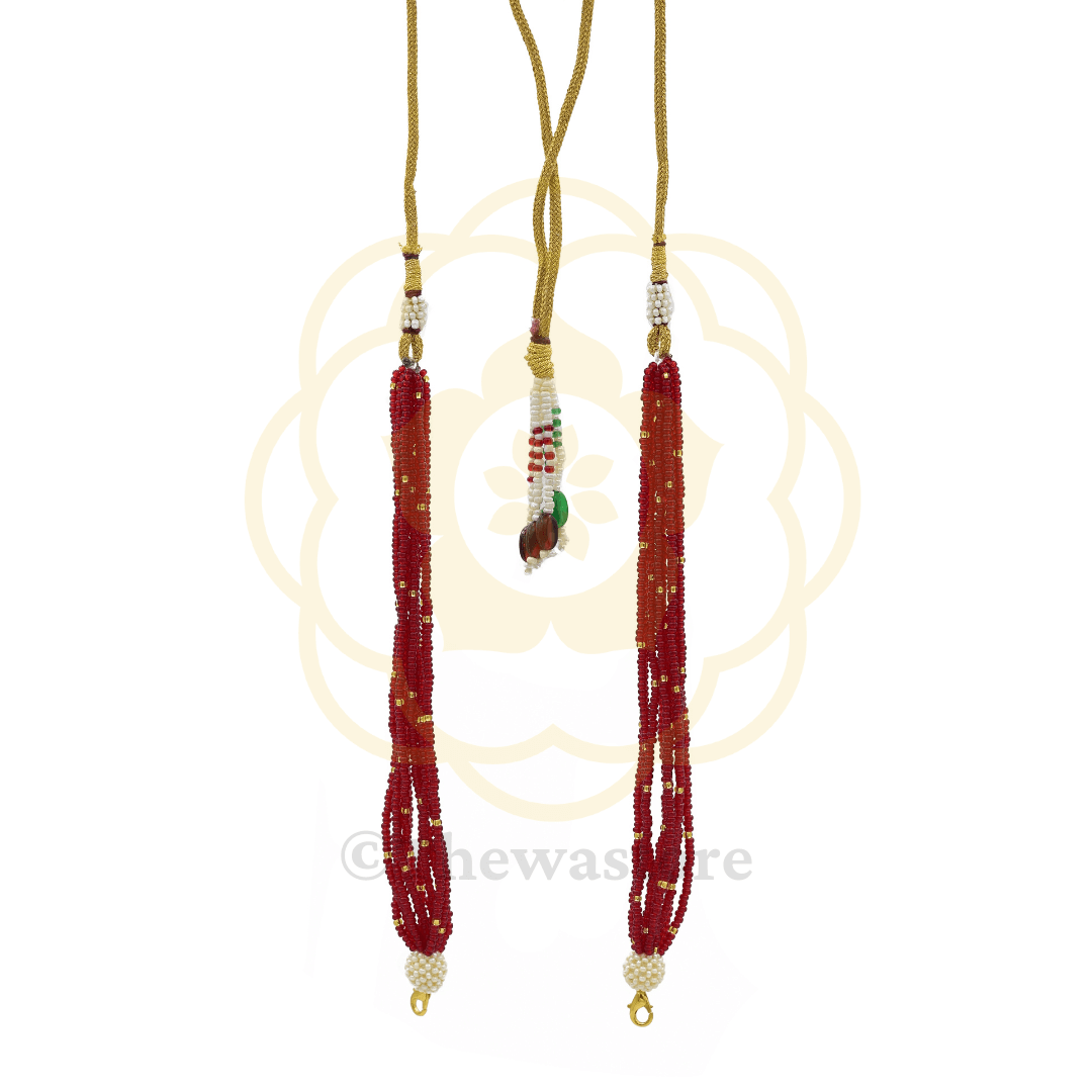 Red Chid with Moti Necklace - ThewaStore