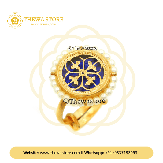 Thewa Art Jewellery Anika Pearl Ring - ThewaStore