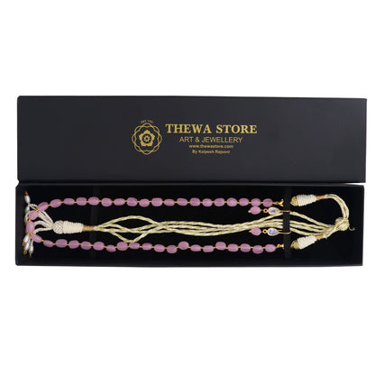 Rose Quartz Beads Necklace - ThewaStore