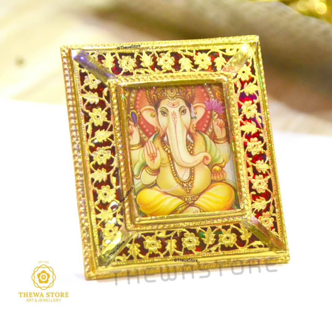 Thewa Jewellery Ganesh Ji Photo Frame - ThewaStore