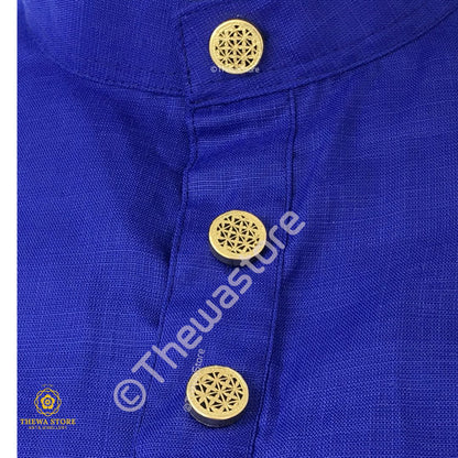 Thewa Jewellery Checks Kurta / Shirt  Buttons - ThewaStore