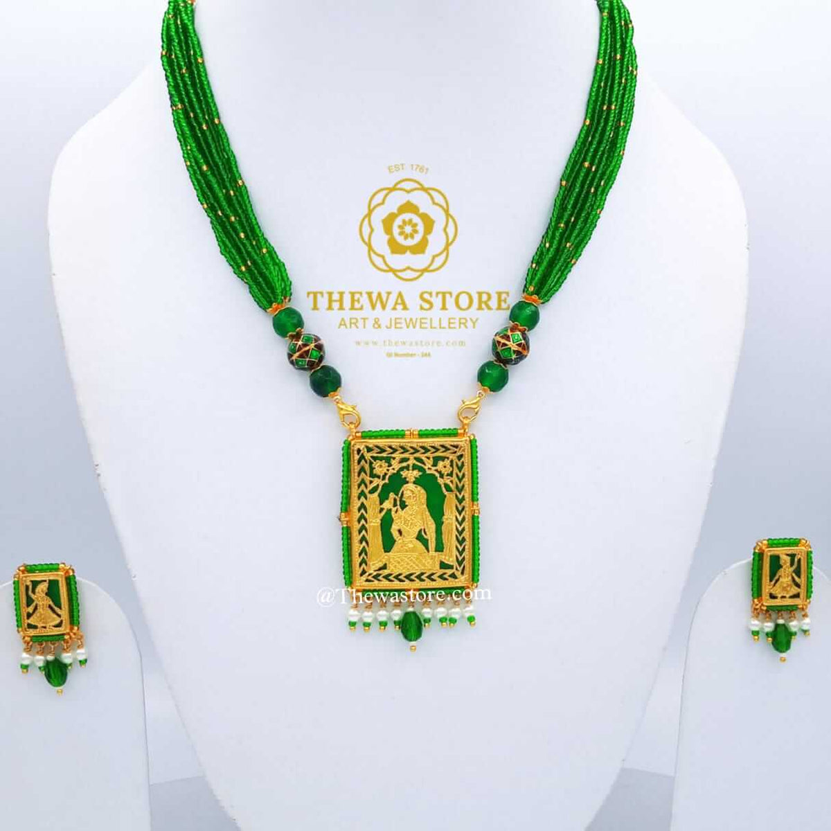 Thewe art Jewellery Bani Thani  Esma Necklace - ThewaStore