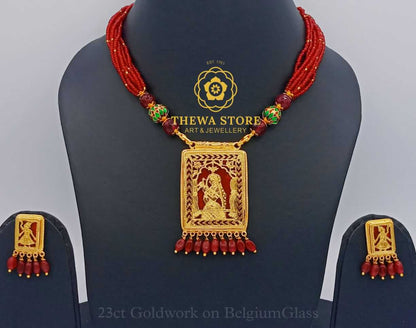 Thewe art Jewellery Bani Thani  Esma Necklace - ThewaStore