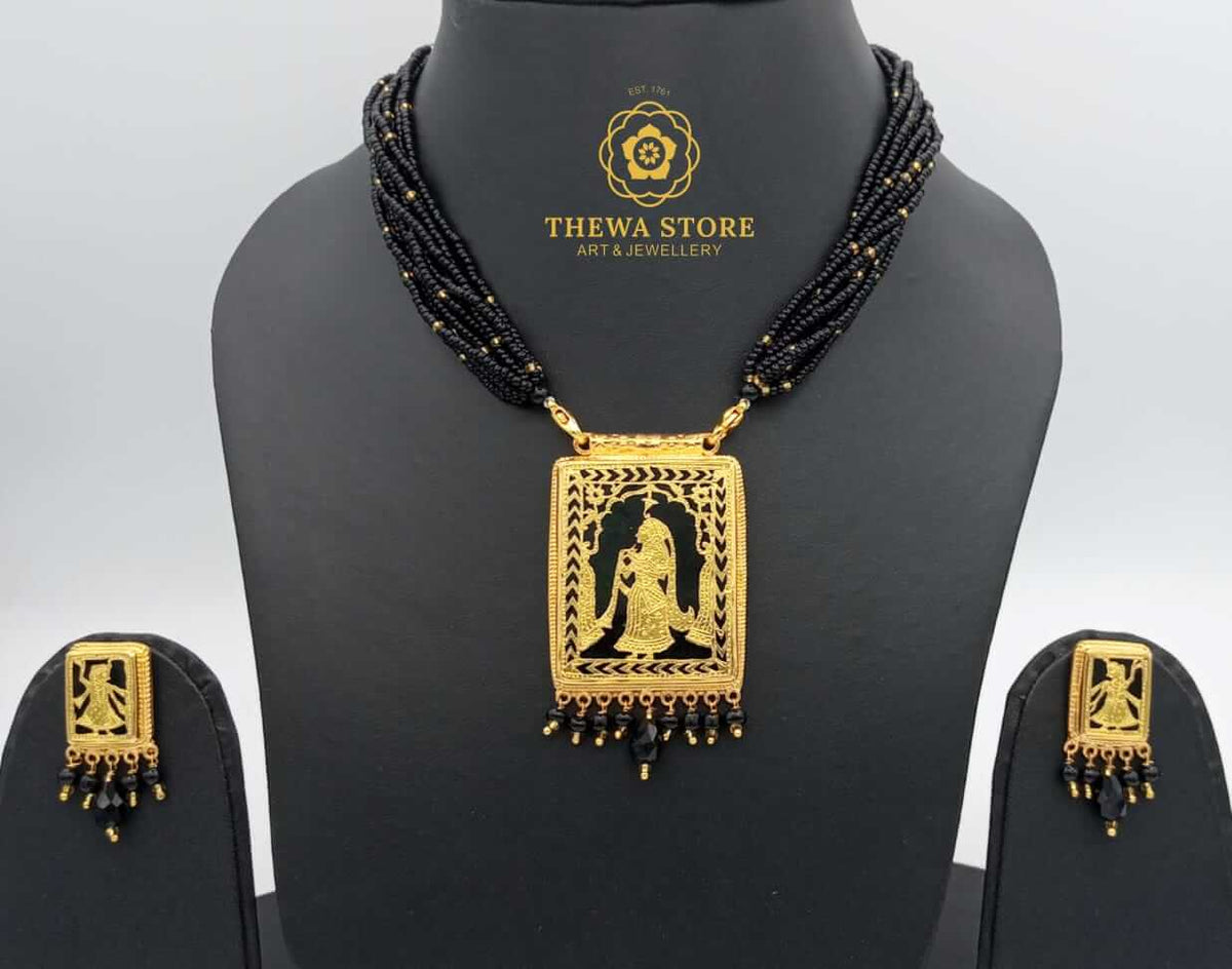 Thewe art Jewellery Bani Thani  Esma Necklace - ThewaStore