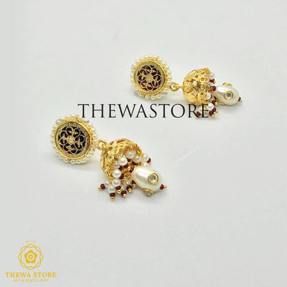 Thewa Jewellery Jhumkia Earrning - ThewaStore