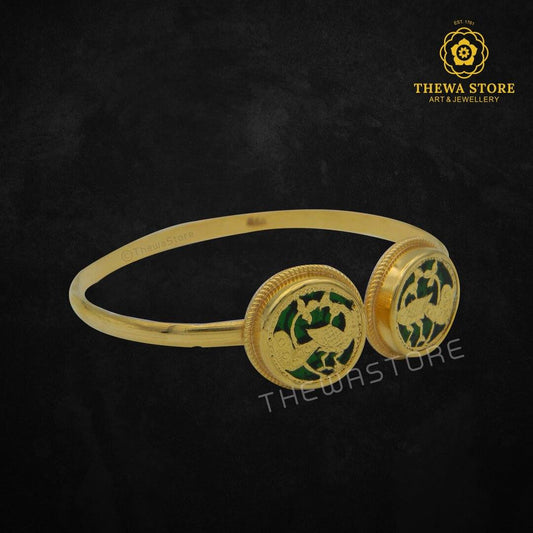Thewa Jewellery 2 Piece Bangle cum Kada - ThewaStore