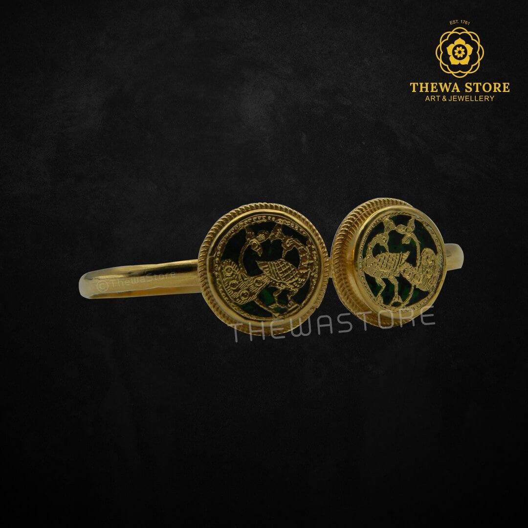 Thewa Jewellery 2 Piece Bangle cum Kada - ThewaStore